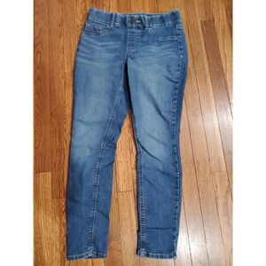 EUC Lee‎ Denim Med/Dk Blue Jean Jegging Dark Wash size Small Stretch Skinny
